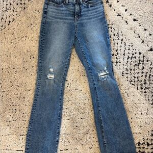 Buckle Blue Distressed Boot Cut Jeans